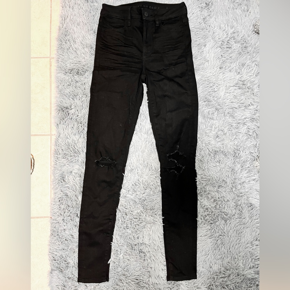 American Eagle super high rise jeggings!